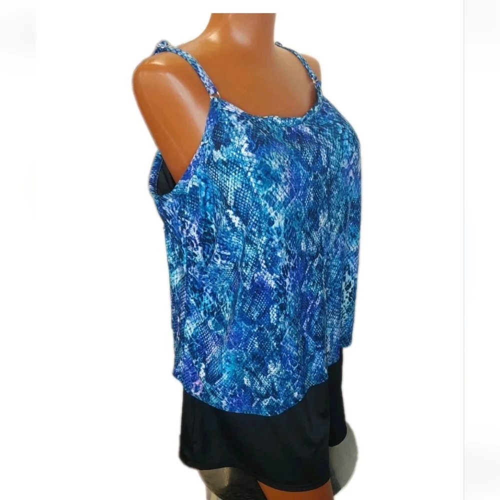 Trimshaper romper swimsuit